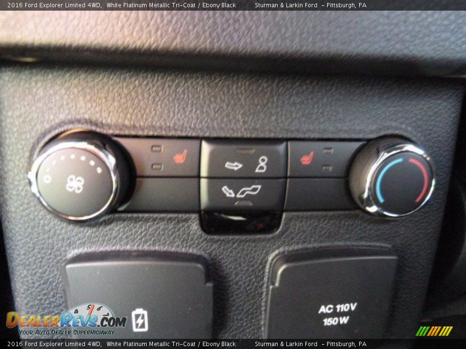 Controls of 2016 Ford Explorer Limited 4WD Photo #10