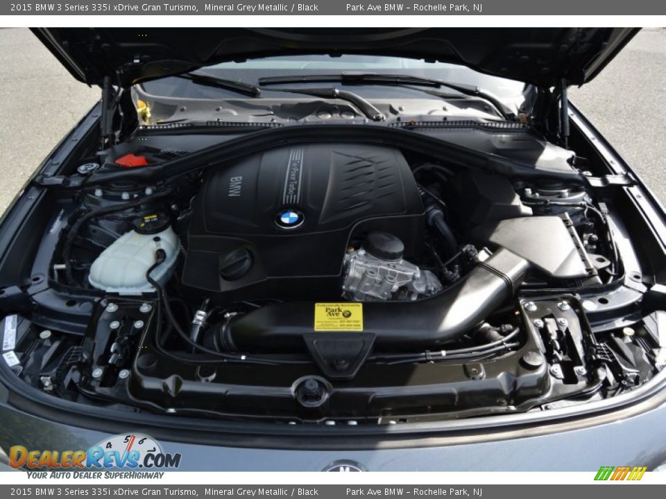 2015 BMW 3 Series 335i xDrive Gran Turismo Mineral Grey Metallic / Black Photo #31