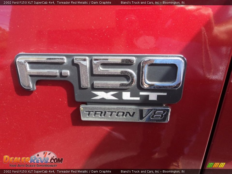 2002 Ford F150 XLT SuperCab 4x4 Toreador Red Metallic / Dark Graphite Photo #18