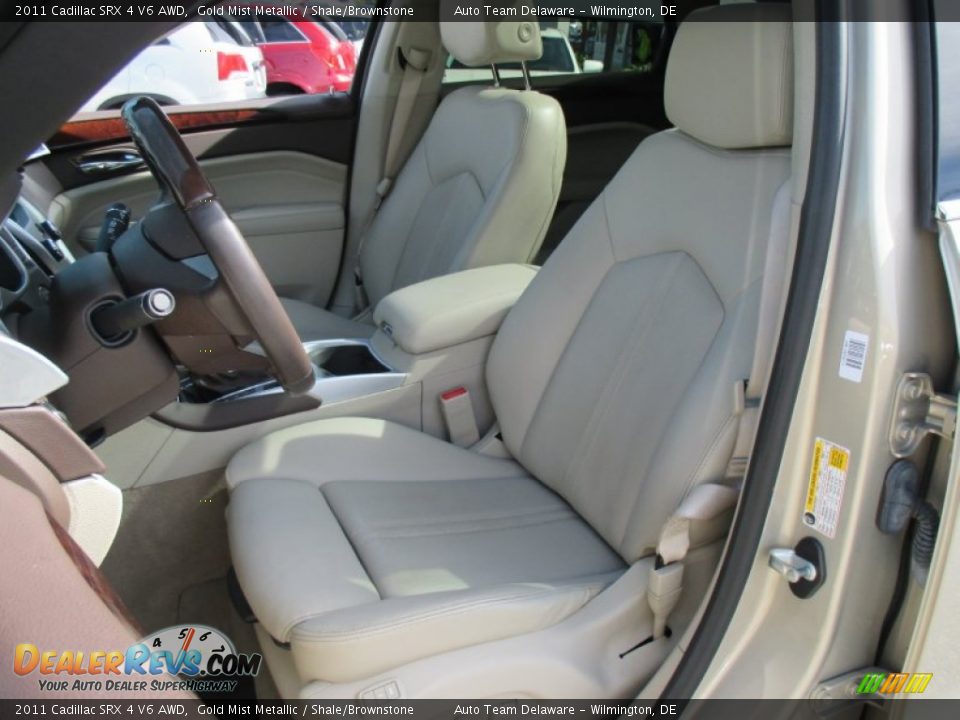 2011 Cadillac SRX 4 V6 AWD Gold Mist Metallic / Shale/Brownstone Photo #11