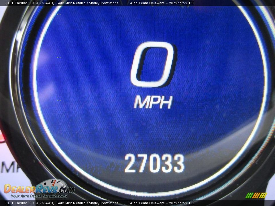 2011 Cadillac SRX 4 V6 AWD Gold Mist Metallic / Shale/Brownstone Photo #14