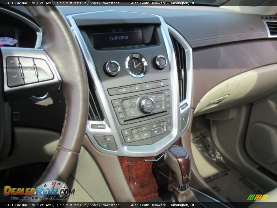 2011 Cadillac SRX 4 V6 AWD Gold Mist Metallic / Shale/Brownstone Photo #15