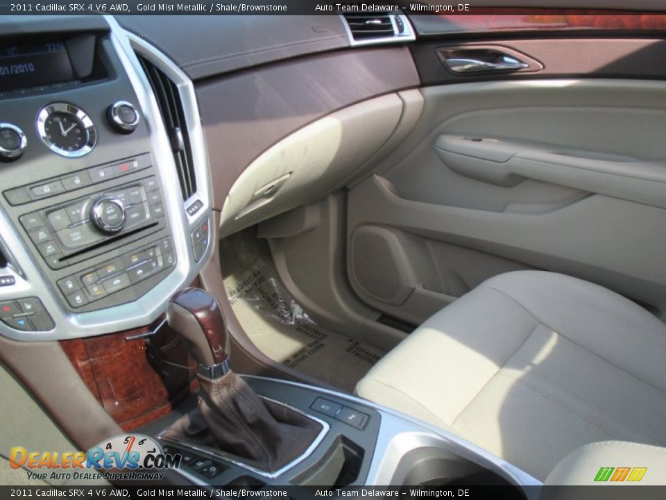 2011 Cadillac SRX 4 V6 AWD Gold Mist Metallic / Shale/Brownstone Photo #16