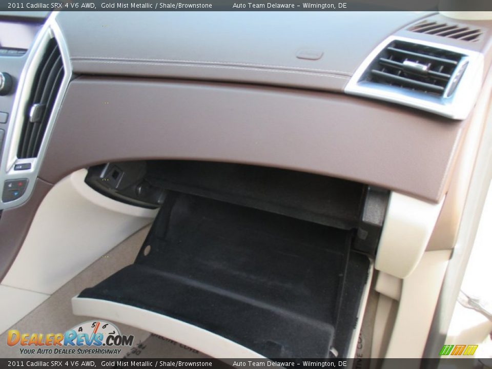 2011 Cadillac SRX 4 V6 AWD Gold Mist Metallic / Shale/Brownstone Photo #18