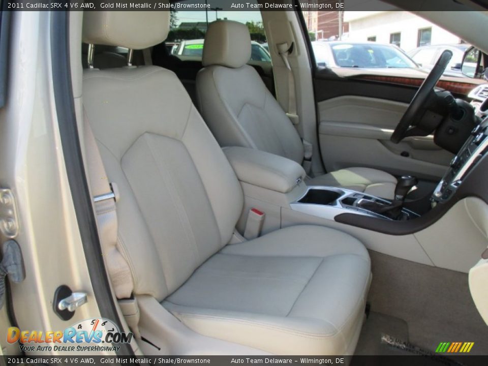2011 Cadillac SRX 4 V6 AWD Gold Mist Metallic / Shale/Brownstone Photo #19