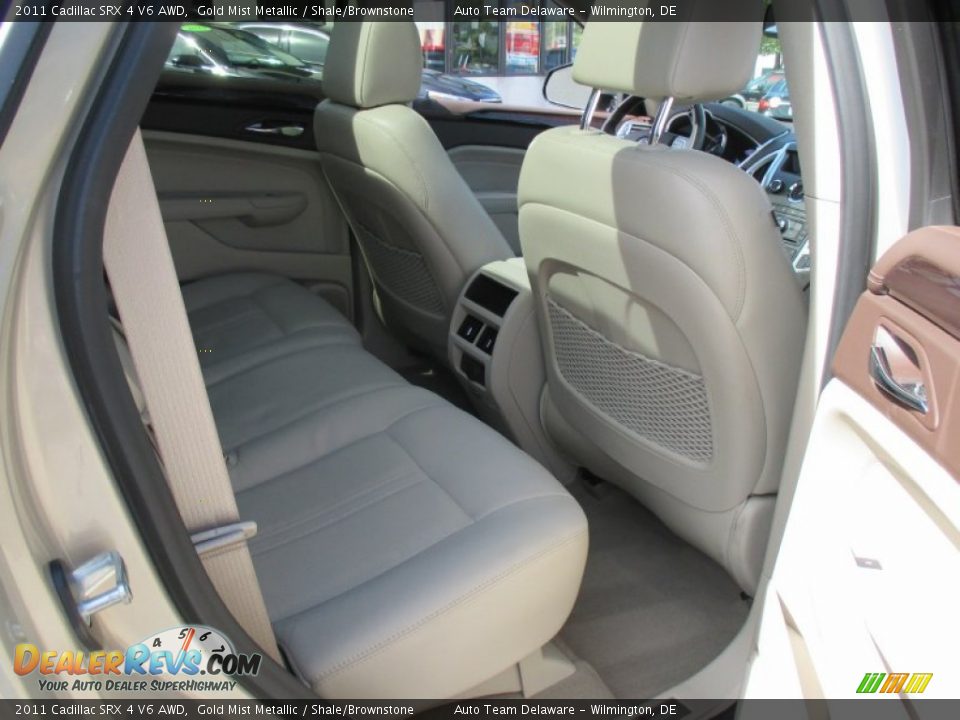 2011 Cadillac SRX 4 V6 AWD Gold Mist Metallic / Shale/Brownstone Photo #20