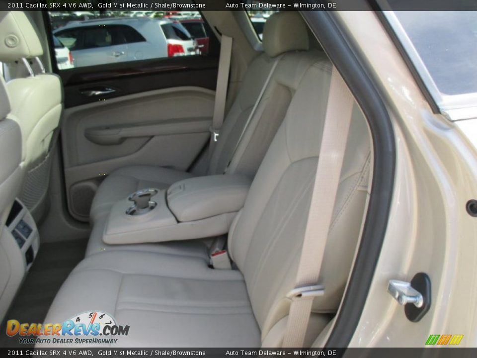 2011 Cadillac SRX 4 V6 AWD Gold Mist Metallic / Shale/Brownstone Photo #22