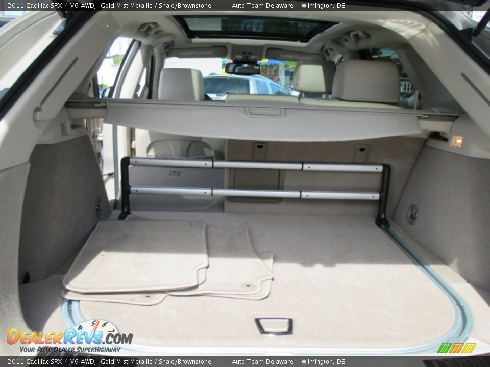 2011 Cadillac SRX 4 V6 AWD Gold Mist Metallic / Shale/Brownstone Photo #24