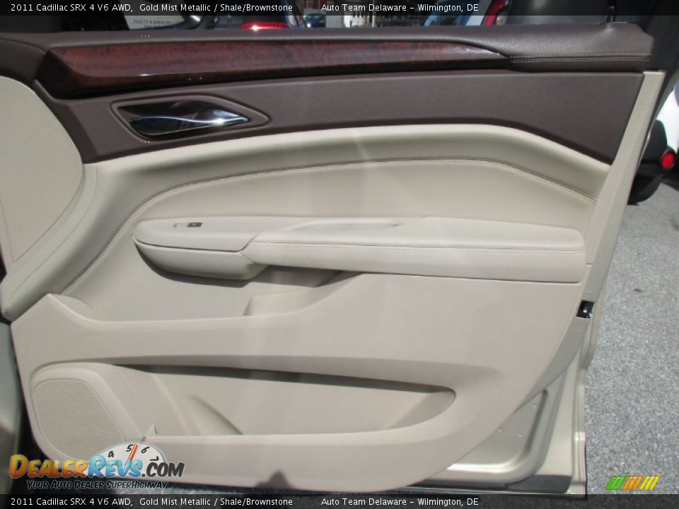 2011 Cadillac SRX 4 V6 AWD Gold Mist Metallic / Shale/Brownstone Photo #33