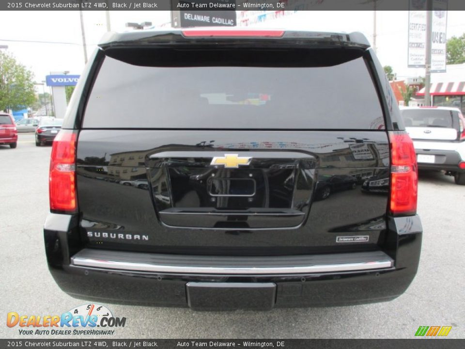 2015 Chevrolet Suburban LTZ 4WD Black / Jet Black Photo #5