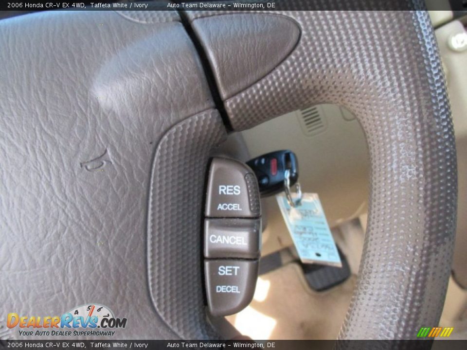 2006 Honda CR-V EX 4WD Taffeta White / Ivory Photo #33