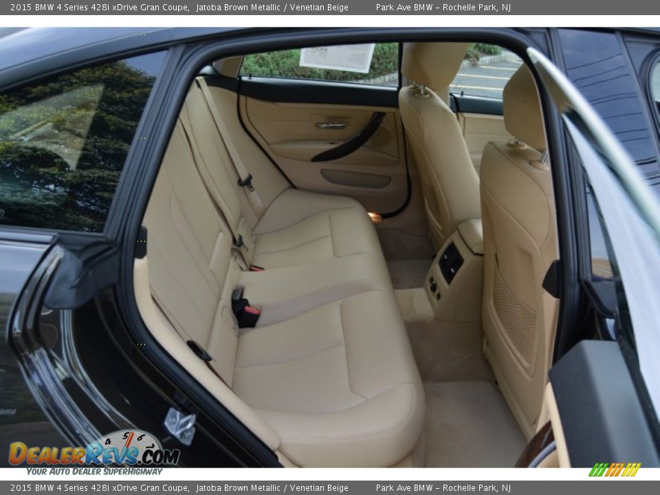 Rear Seat of 2015 BMW 4 Series 428i xDrive Gran Coupe Photo #25