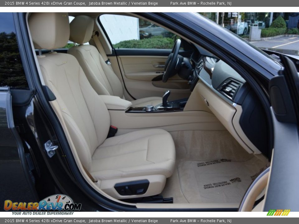 2015 BMW 4 Series 428i xDrive Gran Coupe Jatoba Brown Metallic / Venetian Beige Photo #28