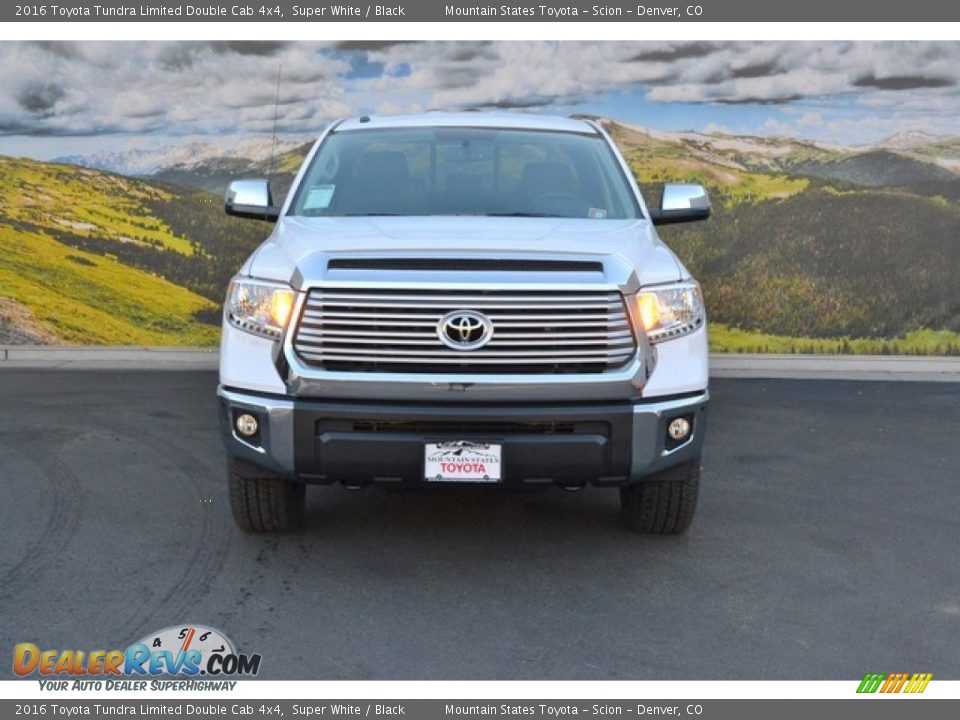 2016 Toyota Tundra Limited Double Cab 4x4 Super White / Black Photo #2