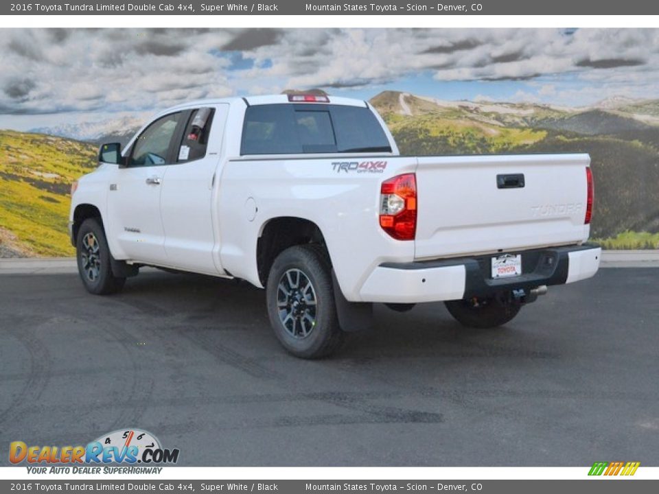 2016 Toyota Tundra Limited Double Cab 4x4 Super White / Black Photo #3