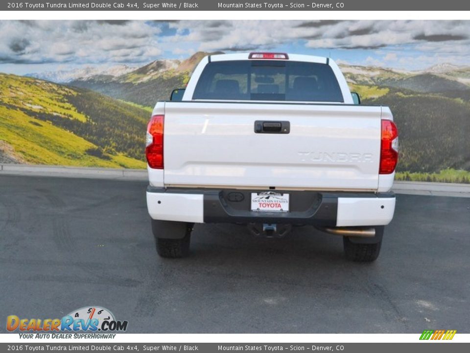 2016 Toyota Tundra Limited Double Cab 4x4 Super White / Black Photo #4