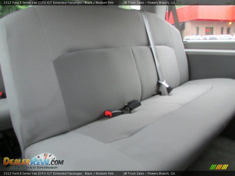 2013 Ford E Series Van E350 XLT Extended Passenger Black / Medium Flint Photo #20