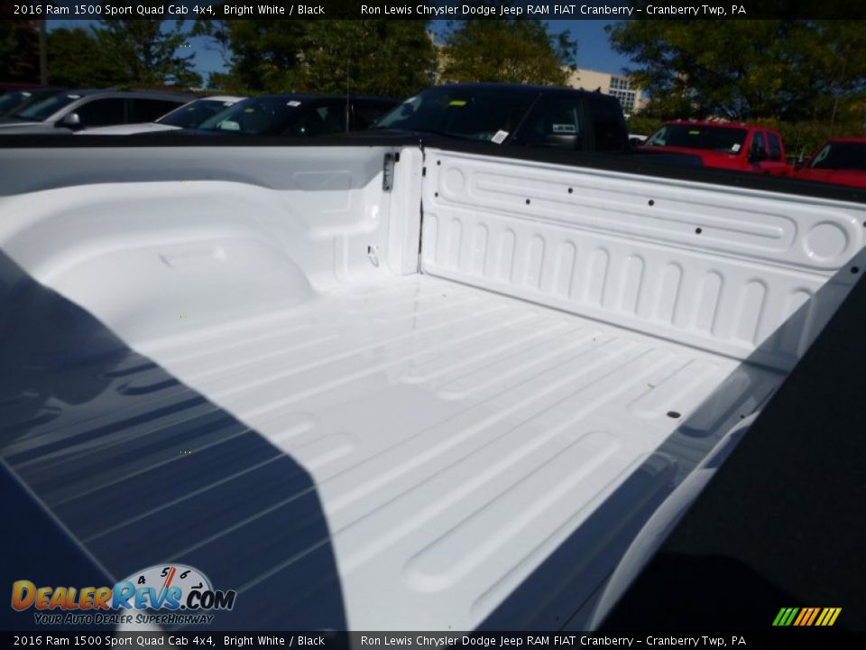 2016 Ram 1500 Sport Quad Cab 4x4 Bright White / Black Photo #4