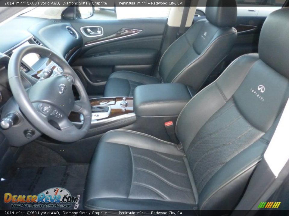 Front Seat of 2014 Infiniti QX60 Hybrid AWD Photo #4
