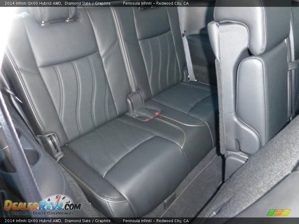 2014 Infiniti QX60 Hybrid AWD Diamond Slate / Graphite Photo #6