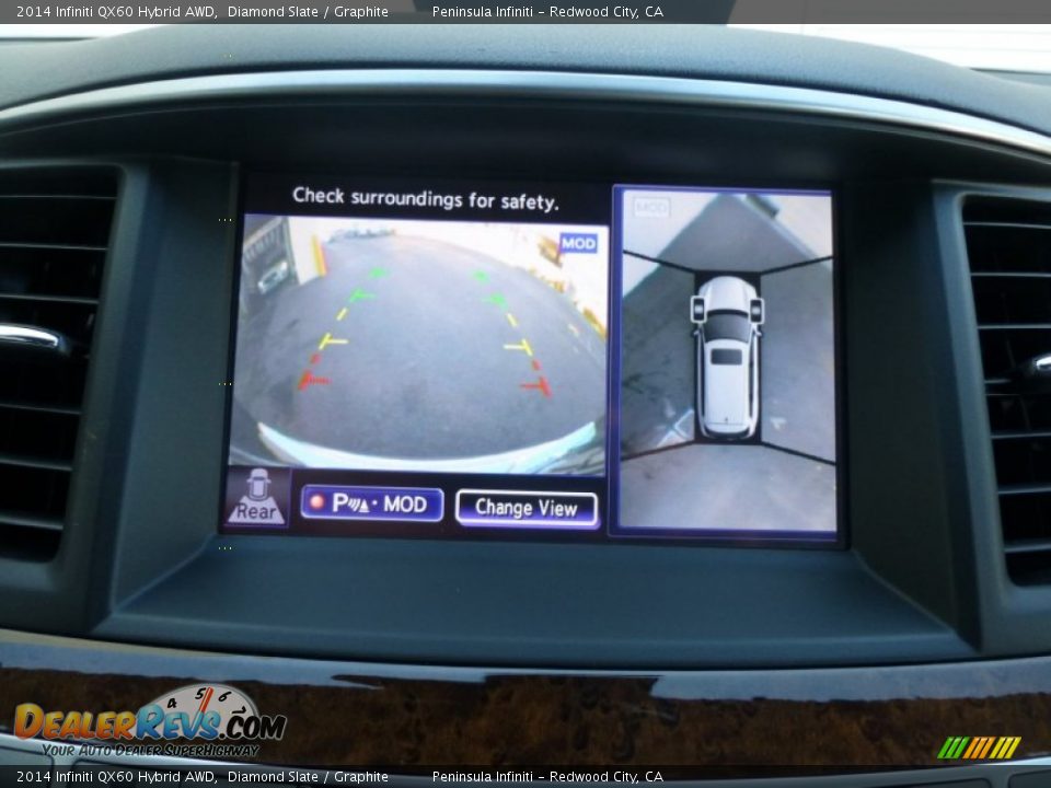 2014 Infiniti QX60 Hybrid AWD Diamond Slate / Graphite Photo #10