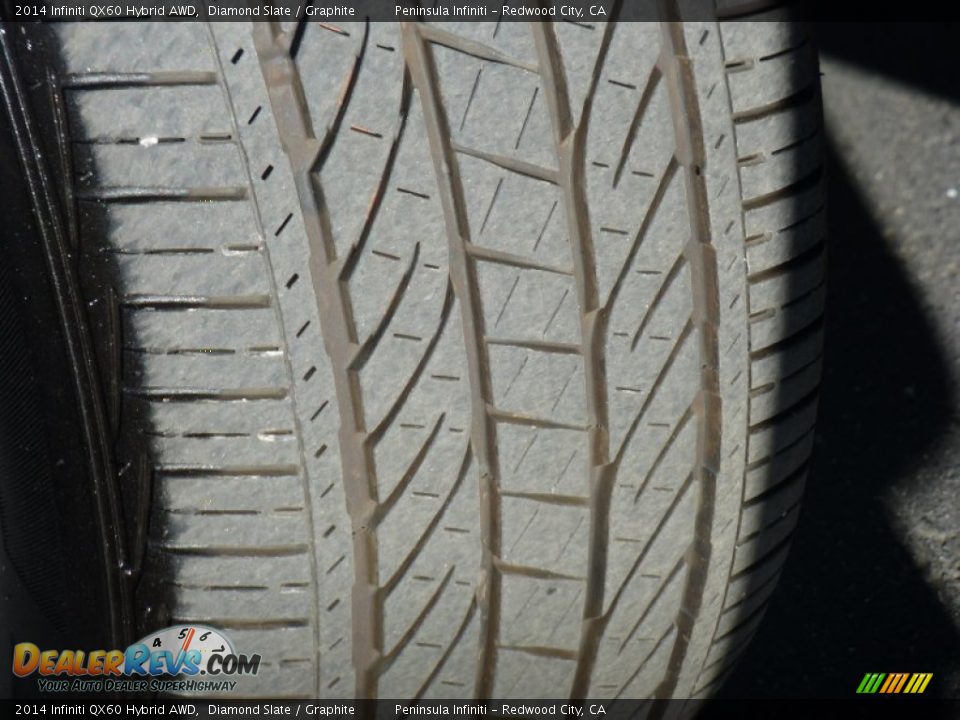 2014 Infiniti QX60 Hybrid AWD Diamond Slate / Graphite Photo #21