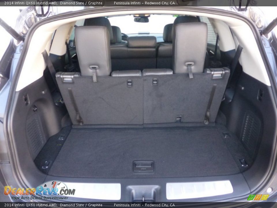 2014 Infiniti QX60 Hybrid AWD Diamond Slate / Graphite Photo #25