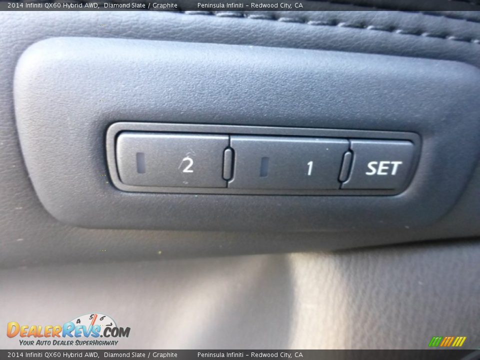 2014 Infiniti QX60 Hybrid AWD Diamond Slate / Graphite Photo #33