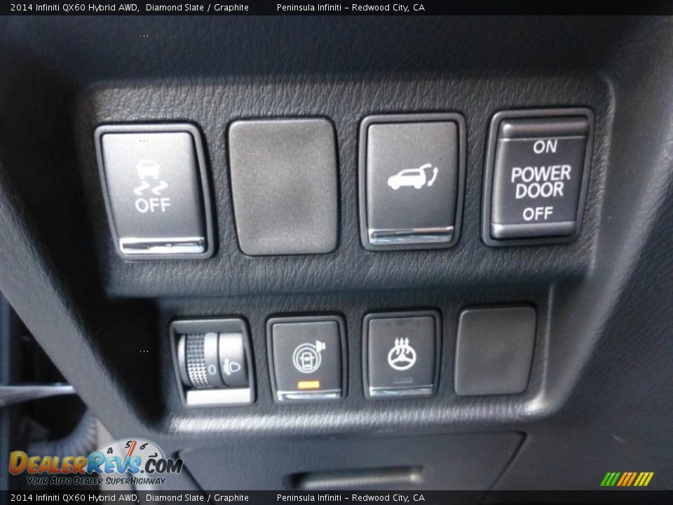 2014 Infiniti QX60 Hybrid AWD Diamond Slate / Graphite Photo #34