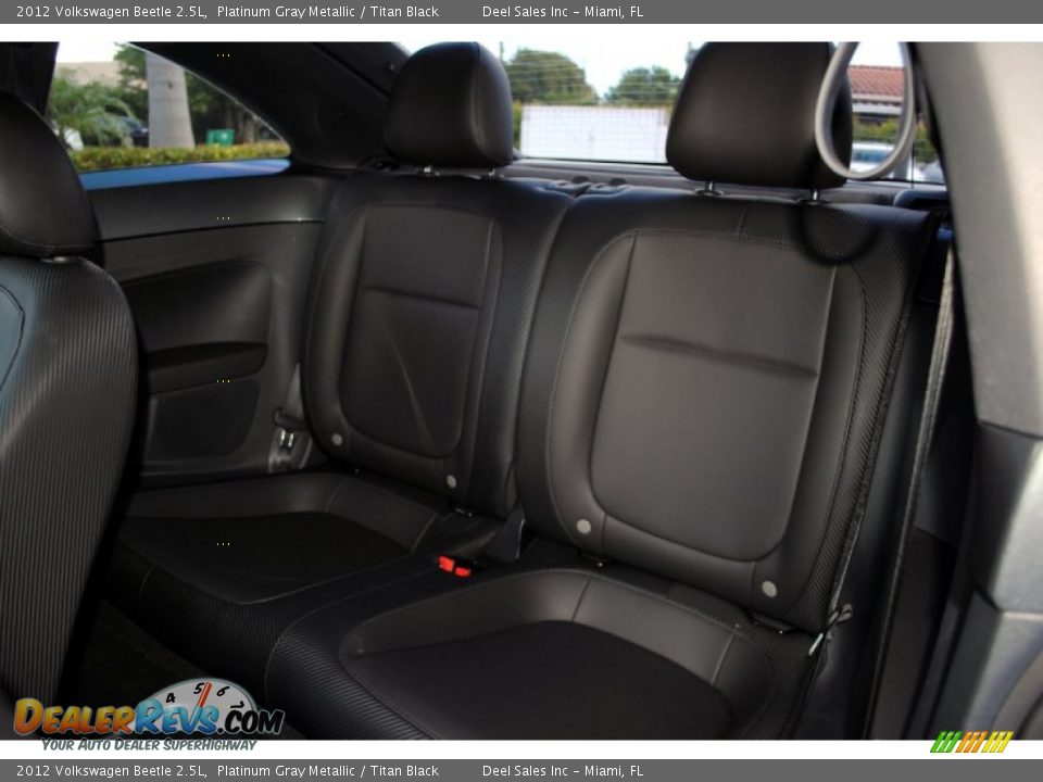 Rear Seat of 2012 Volkswagen Beetle 2.5L Photo #12