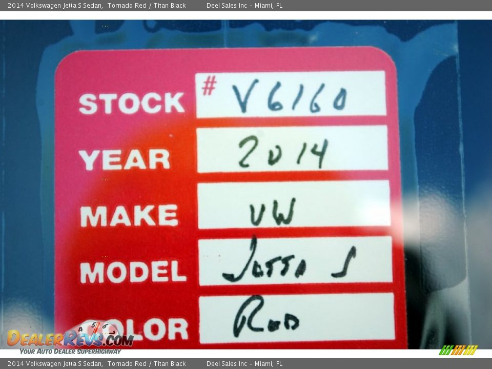 2014 Volkswagen Jetta S Sedan Tornado Red / Titan Black Photo #20