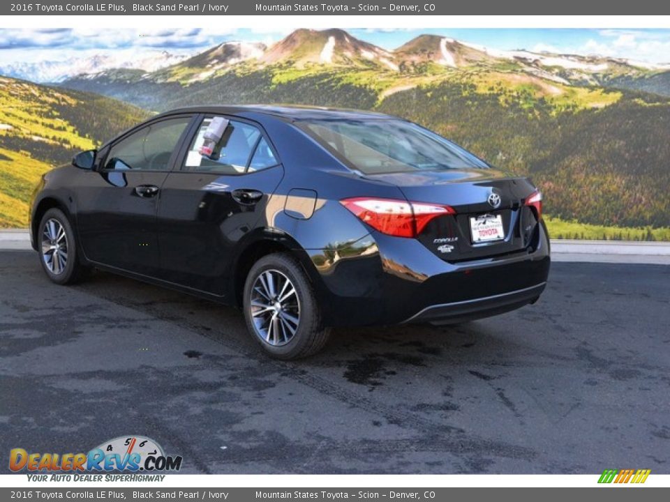 2016 Toyota Corolla LE Plus Black Sand Pearl / Ivory Photo #3