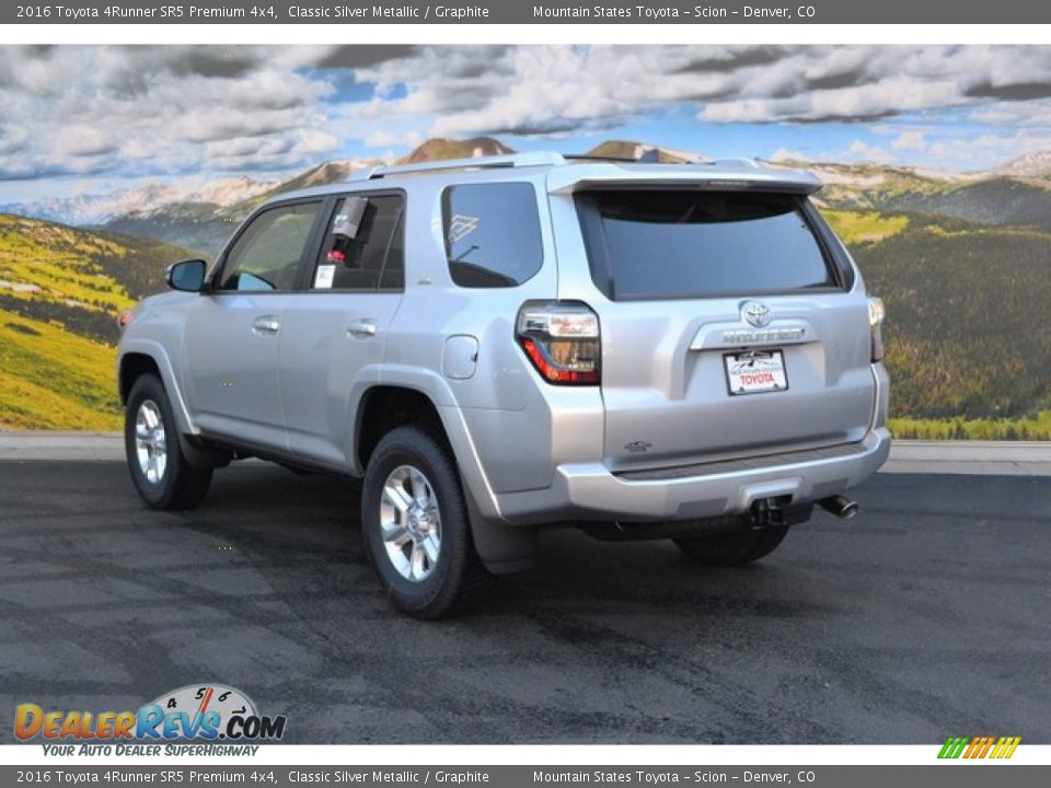 2016 Toyota 4Runner SR5 Premium 4x4 Classic Silver Metallic / Graphite Photo #3