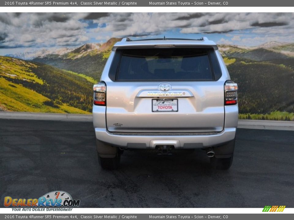 2016 Toyota 4Runner SR5 Premium 4x4 Classic Silver Metallic / Graphite Photo #4