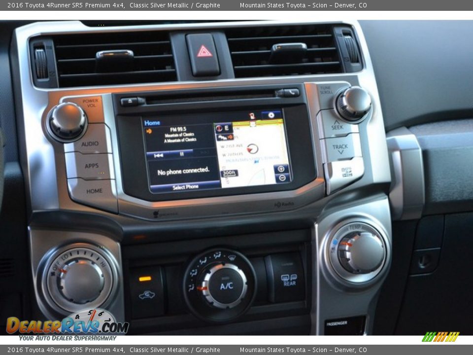 2016 Toyota 4Runner SR5 Premium 4x4 Classic Silver Metallic / Graphite Photo #6