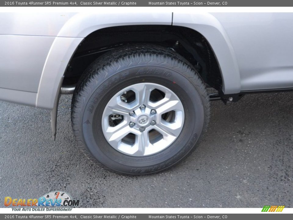 2016 Toyota 4Runner SR5 Premium 4x4 Classic Silver Metallic / Graphite Photo #9