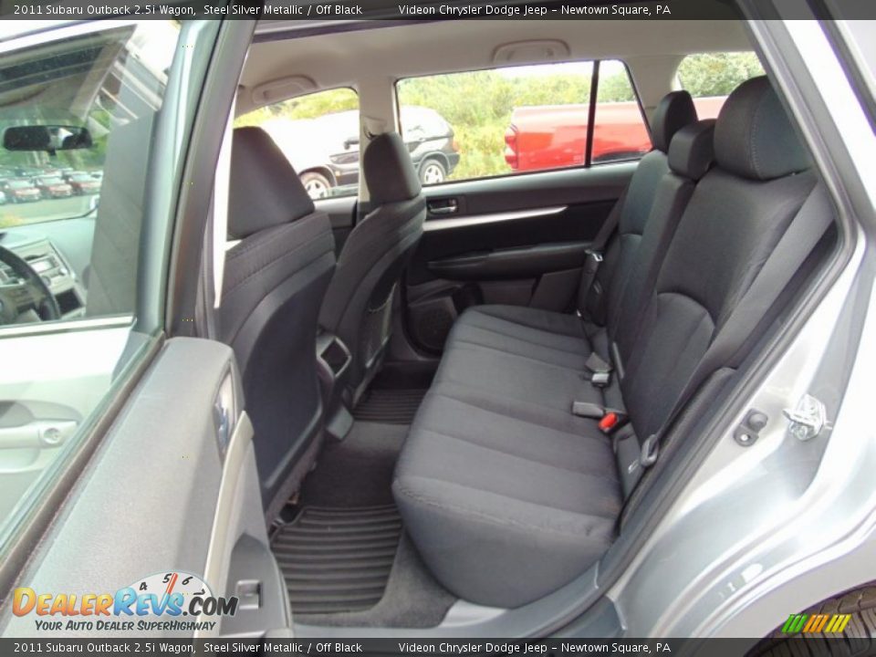 Rear Seat of 2011 Subaru Outback 2.5i Wagon Photo #19