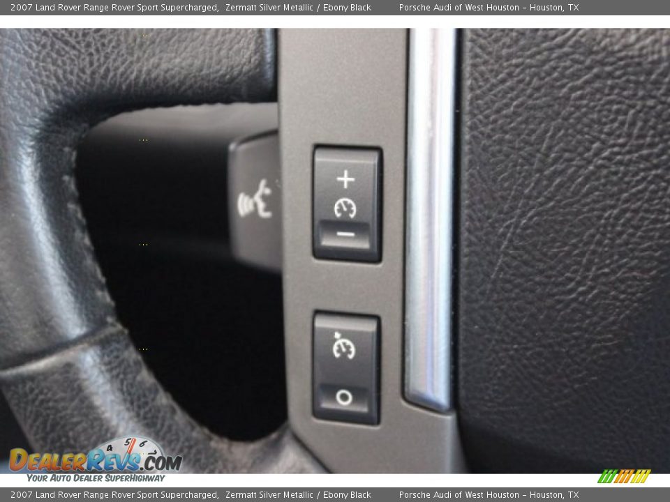 2007 Land Rover Range Rover Sport Supercharged Zermatt Silver Metallic / Ebony Black Photo #27