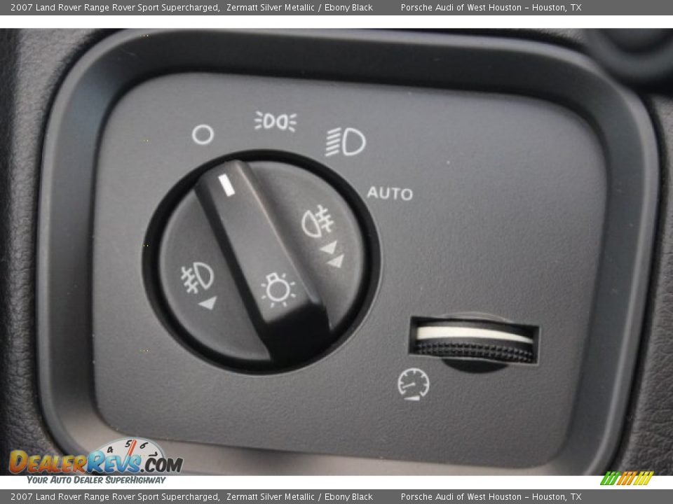 2007 Land Rover Range Rover Sport Supercharged Zermatt Silver Metallic / Ebony Black Photo #29
