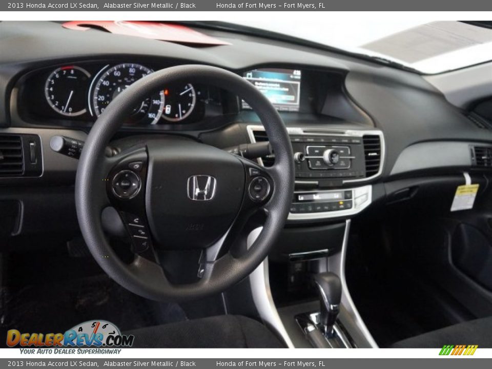 2013 Honda Accord LX Sedan Alabaster Silver Metallic / Black Photo #11