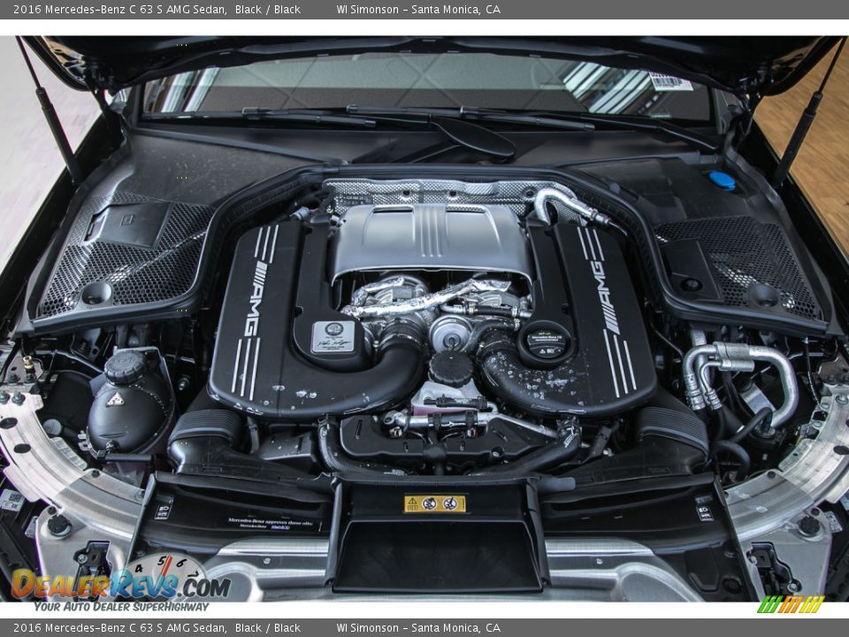 2016 Mercedes-Benz C 63 S AMG Sedan 4.0 Liter AMG DI biturbo DOHC 32-Valve VVT V8 Engine Photo #9