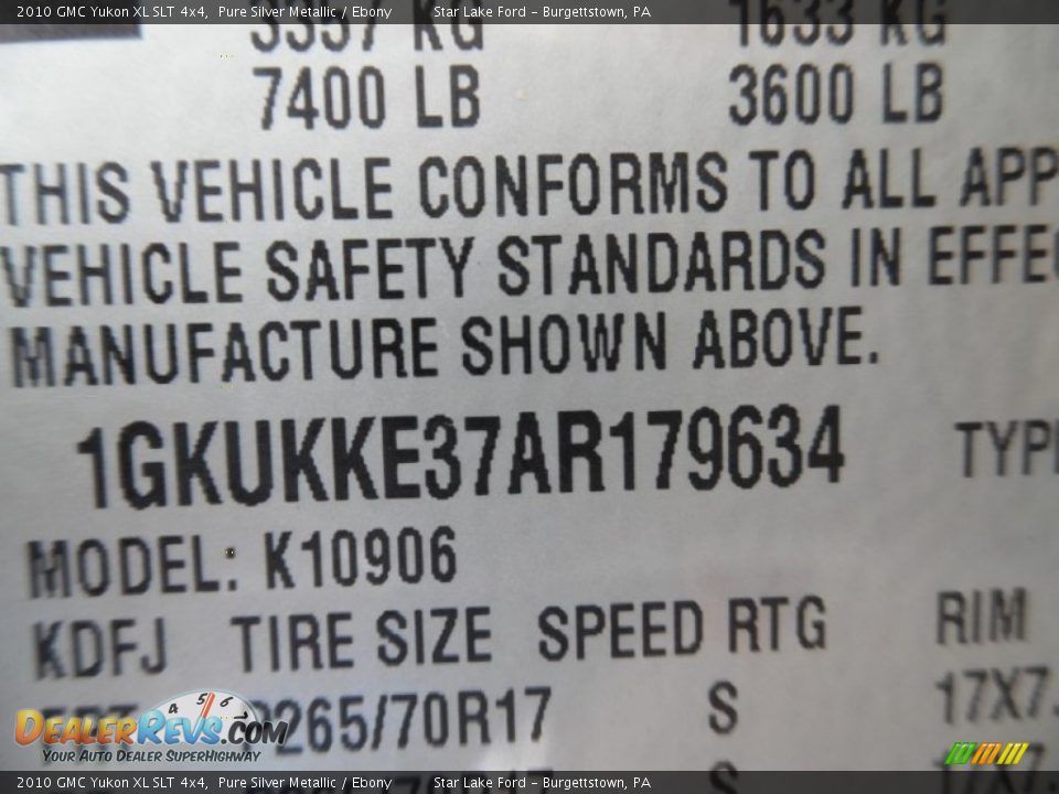 2010 GMC Yukon XL SLT 4x4 Pure Silver Metallic / Ebony Photo #14