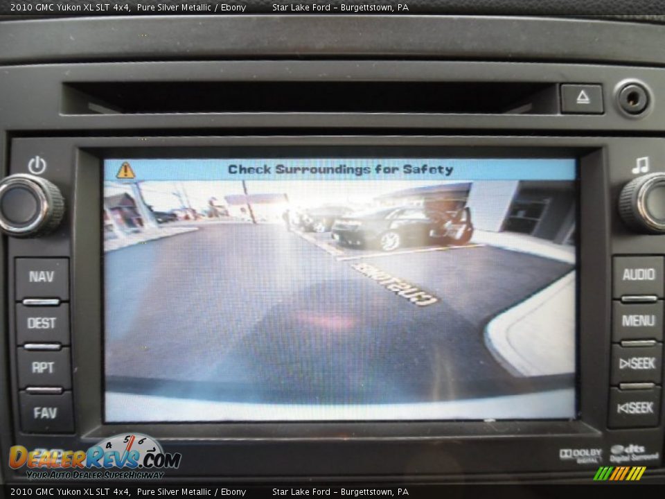 2010 GMC Yukon XL SLT 4x4 Pure Silver Metallic / Ebony Photo #19