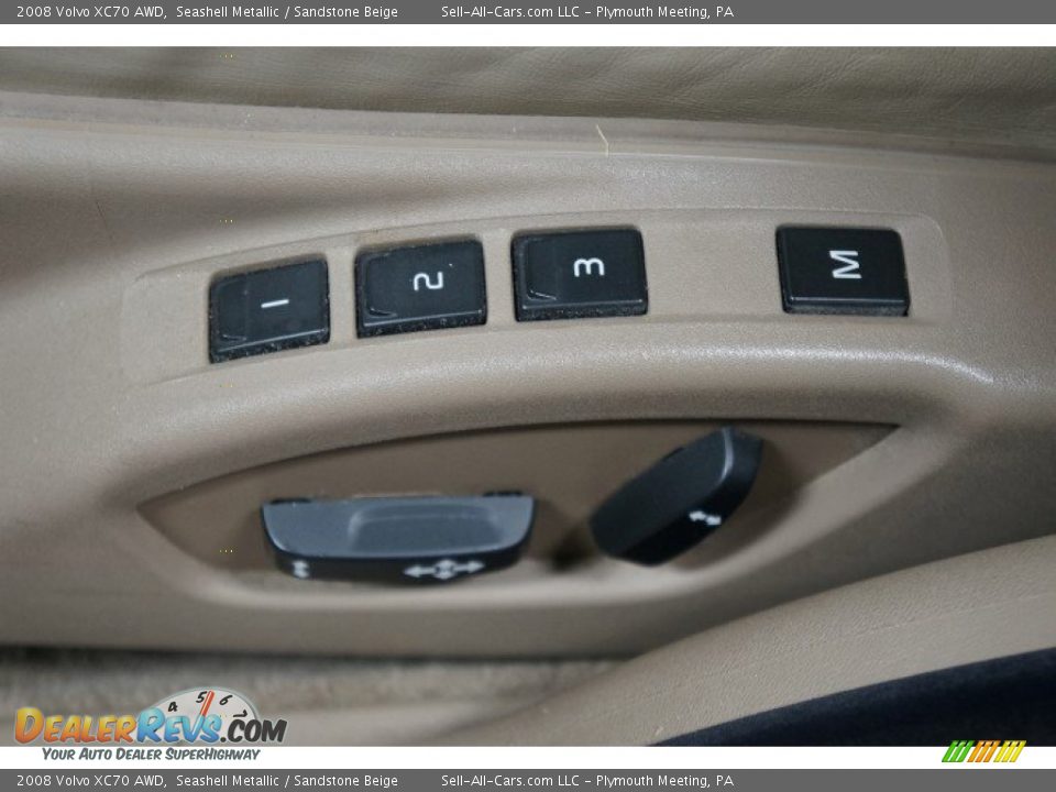 2008 Volvo XC70 AWD Seashell Metallic / Sandstone Beige Photo #21