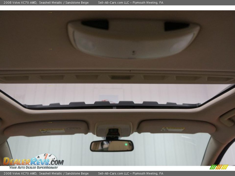 2008 Volvo XC70 AWD Seashell Metallic / Sandstone Beige Photo #22