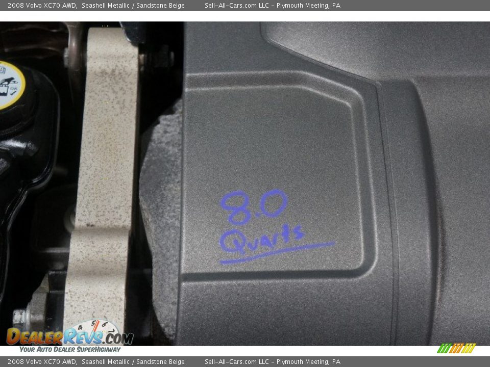 2008 Volvo XC70 AWD Seashell Metallic / Sandstone Beige Photo #35