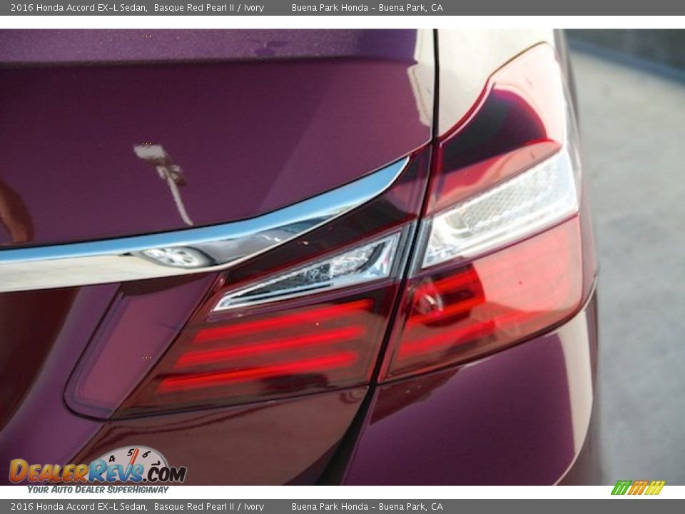 2016 Honda Accord EX-L Sedan Basque Red Pearl II / Ivory Photo #4
