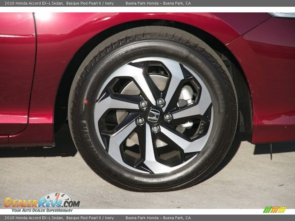 2016 Honda Accord EX-L Sedan Basque Red Pearl II / Ivory Photo #5