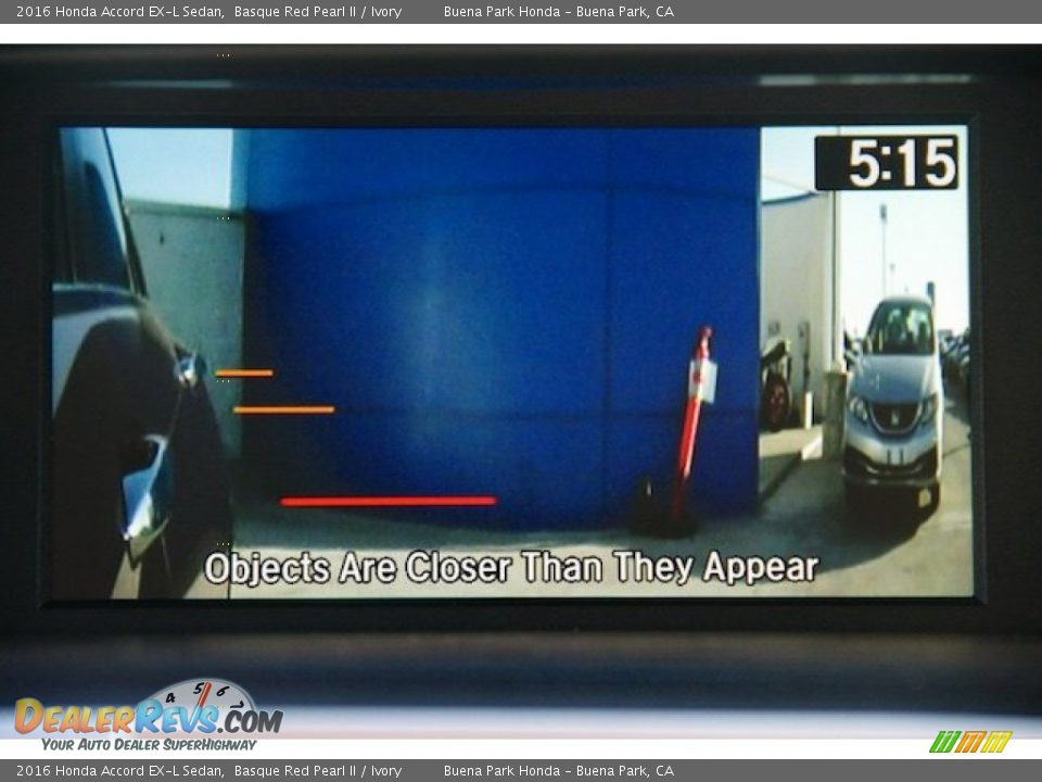 2016 Honda Accord EX-L Sedan Basque Red Pearl II / Ivory Photo #6