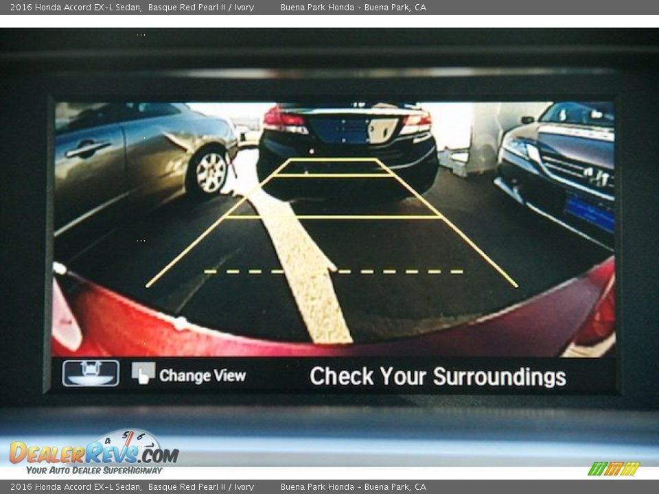 2016 Honda Accord EX-L Sedan Basque Red Pearl II / Ivory Photo #7